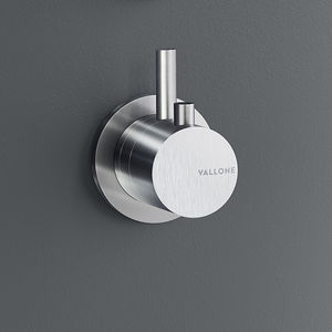 mitigeur de douche / pour baignoire / mural / en inox