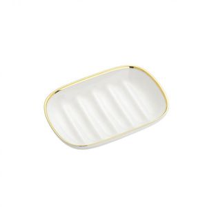 porte-savon en métal / en porcelaine