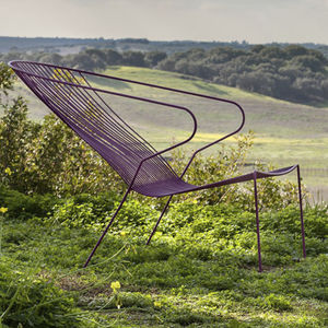bain de soleil contemporain / en tissu / en acier galvanisé / en polyester