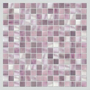 mosaïque d'intérieur / murale / en verre / carrée