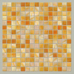 mosaïque d'intérieur / murale / en verre / motif géométrique