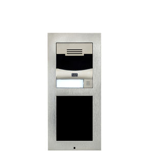 platine de rue antivandalisme / avec caméra / avec lecteur de proximité / modulaire