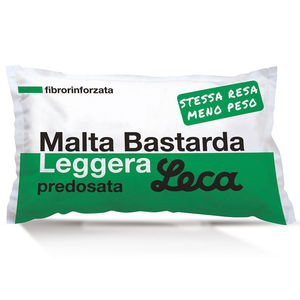 mortier pour maçonnerie / renforcé de fibres / isolant / allégé