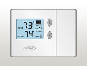 thermostat numérique / programmable / mural / pour chauffage