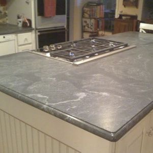 plan de travail en granit / de cuisine / noir