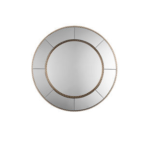 miroir mural / contemporain / rond / professionnel