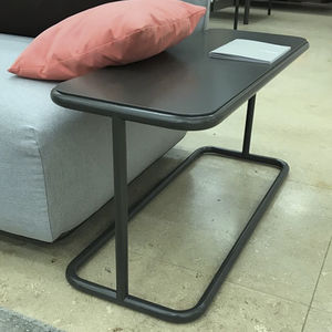 table d'appoint contemporaine / en aluminium / en marbre / rectangulaire