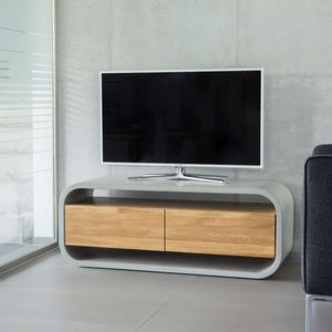 meuble de télévision contemporain / lowboard / pour chambre d'hôtel / en béton