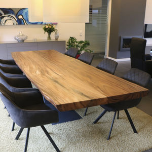 table de conférence contemporaine / en bois / rectangulaire