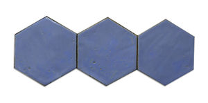 tomette murale / noire / bleue / fait main
