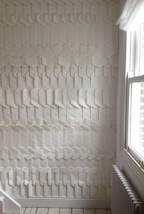 papiers peints contemporains / motifs géométriques / à effets dimensionnels / sur mesure