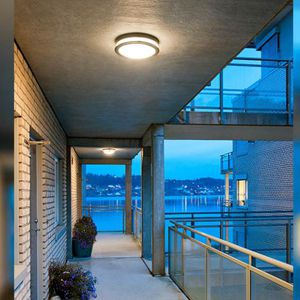 plafonnier contemporain / rond / en aluminium / en polycarbonate