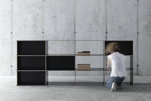 bibliothèque modulable / basse / contemporaine / pour bureau