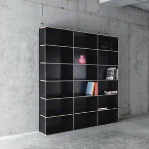 bibliothèque modulable / contemporaine / pour bureau / contreplaqué