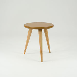 tabouret contemporain / en hêtre / en résine