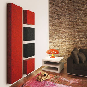 ensemble mural de salon contemporain / en MDF laqué