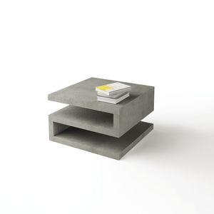 table basse contemporaine / en Plexiglas® / en résine / carrée