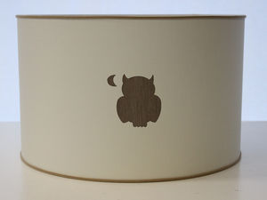 abat-jour contemporain / en tissu / fait main / ignifuge