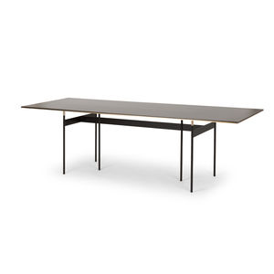 table contemporaine / en fer / rectangulaire