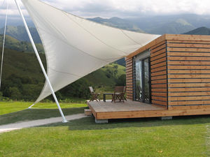 bâtiment modulaire / en métal / ossature métallique / pour école