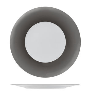 assiette à dîner / creuse / ronde / en porcelaine
