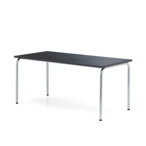 table de conférence contemporaine / agglomérée / en acier / carrée
