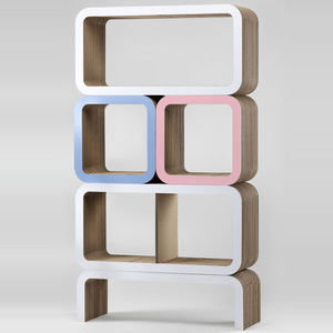 étagère modulable / design original / en carton
