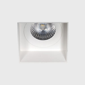 downlight encastré / à LED / carré / d'aluminium