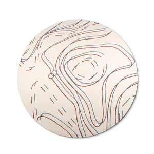 tapis contemporain / à motif / en fibres synthétiques / en tencel®