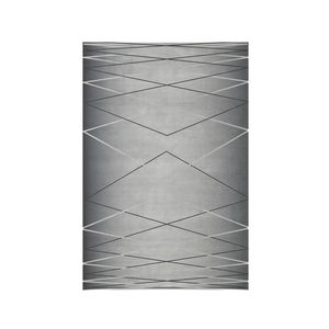 tapis contemporain / à motif géométrique / en laine / rectangulaire