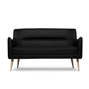 canapé contemporain / en tissu / en laiton poli / en cuivre