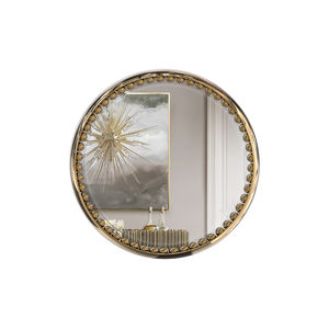miroir mural / de salon / contemporain / rond