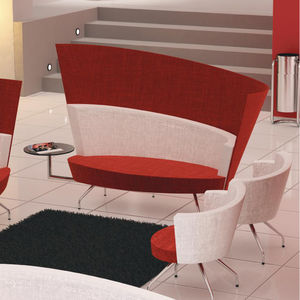 canapé contemporain / en tissu / professionnel / pour établissement public