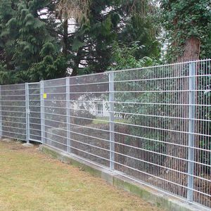 clôture pour chantier / grillagée / en acier galvanisé
