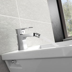 mitigeur pour bidet / en laiton chromé / 1 trou