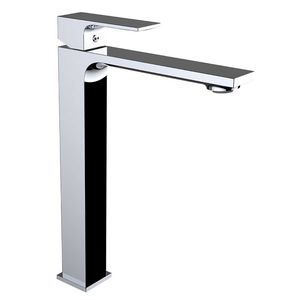 mitigeur pour vasque / en laiton chromé / 1 trou / pour hôtel