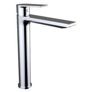 mitigeur pour vasque / en laiton chromé / 1 trou / pour hôtel