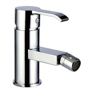 mitigeur pour bidet / en laiton chromé / 1 trou / pour hôtel
