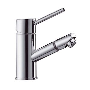 mitigeur pour bidet / en laiton chromé / 1 trou / pour hôtel