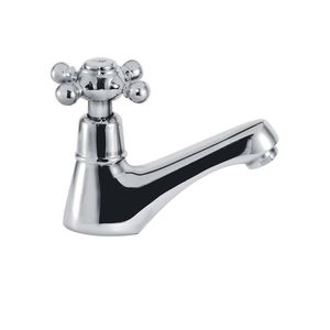 mitigeur pour vasque / en laiton chromé / 1 trou / pour hôtel
