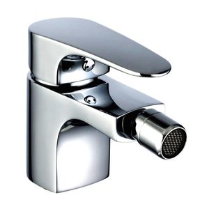 mitigeur pour bidet / en laiton chromé / 1 trou / pour hôtel