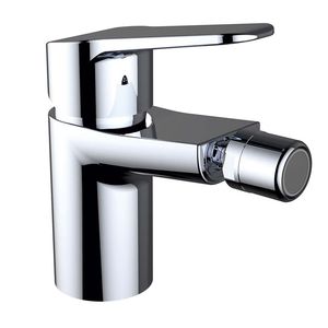 mitigeur pour bidet / en laiton chromé / 1 trou / pour hôtel