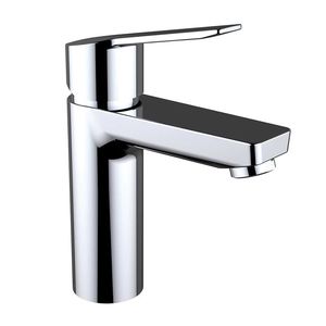 mitigeur pour vasque / en laiton chromé / 1 trou / pour hôtel