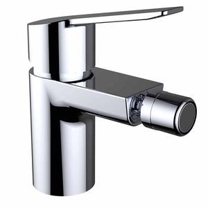 mitigeur pour bidet / en laiton chromé / 1 trou / pour hôtel