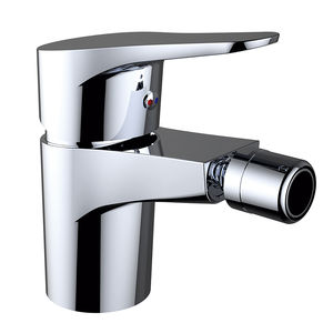 mitigeur pour bidet / en laiton chromé / 1 trou / pour hôtel