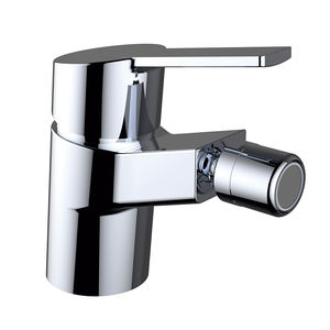 mitigeur pour bidet / en laiton chromé / 1 trou / pour hôtel