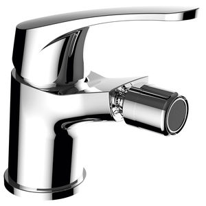 mitigeur pour bidet / en laiton chromé / 1 trou / pour hôtel