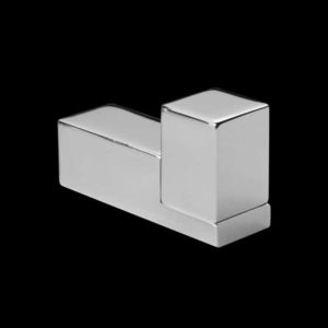 patère contemporaine / en laiton chromé / de salle de bain