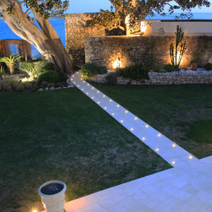 luminaire encastrable au sol / LED RGBW / LED RGB / rond