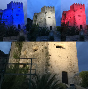 luminaire encastrable au sol / LED RGBW / LED RGB / rond